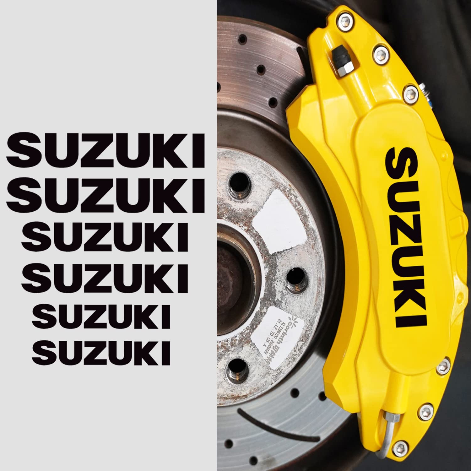 

Наклейка на суппорт Suzuki Накладка на тормозной суппорт Наклейка на тормозной суппорт Водонепроницаемая Высокотемпературная Крутая Черная Suzuki чёрный