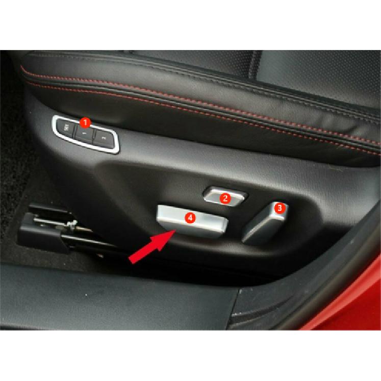 Seat Adjustment Switch Button Lid Cover Trim For 2017- Mazda CX-5 CX5 Matte