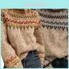 Stilvoller Damen Pullover Jumper Lässige Oberteile Mit Elegantem Halbkragendesign Für Den Winter