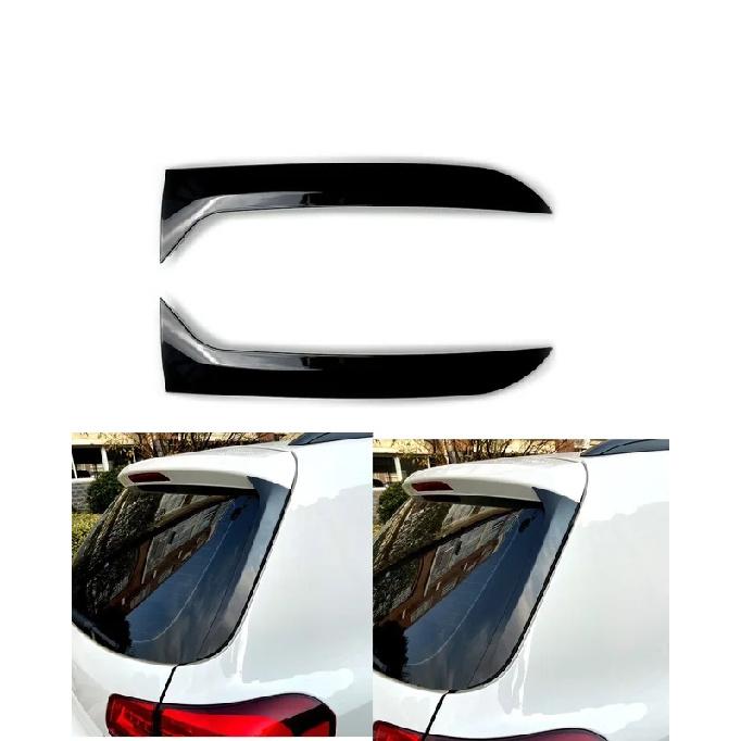 Car Window Side Spoiler Air Splitter Lip Trims Sticker For VW Tiguan Mk1 2007 2008 2009 2010 2011 2012 2013 2014 2015 2016