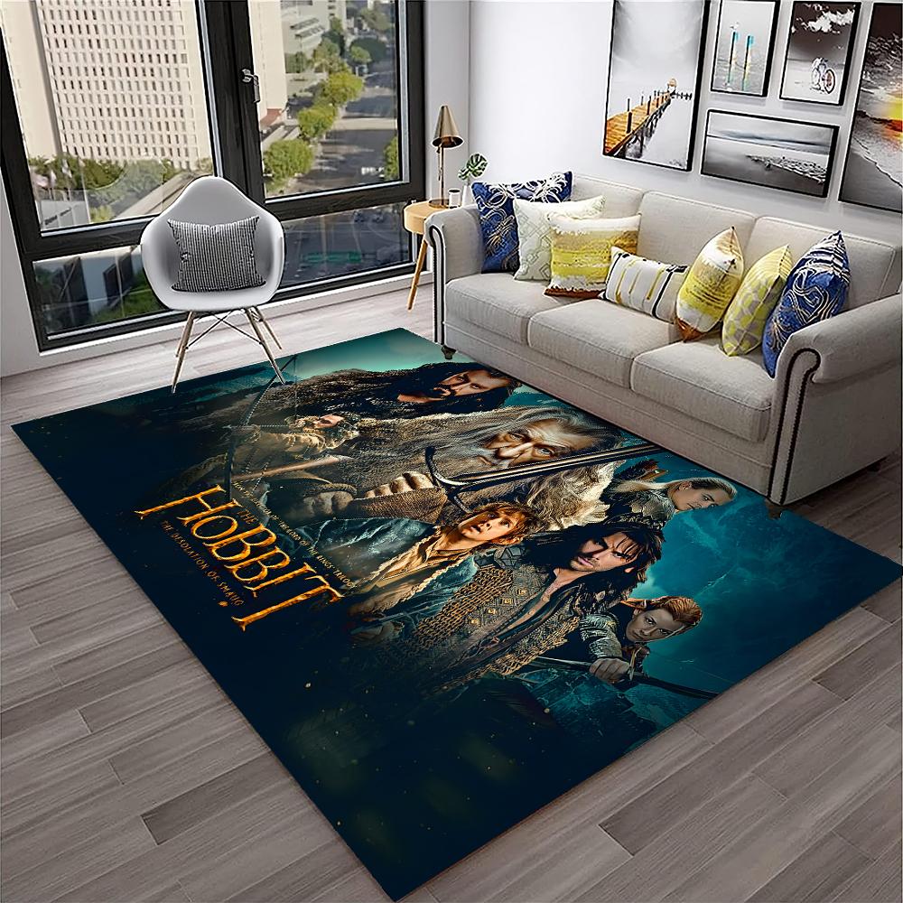Movie L-Lord of The Rings H-Hobbit Area Rug,Carpet for Home Living Room Bedroom Sofa Doormat Decor,kids Play Non-slip Floor Mat