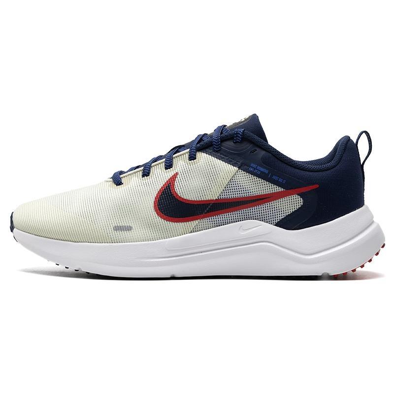 Nike Downshifter 12 Road Running Shoes  White Red Midnight Navy  Men s DD9293-012 EU 41