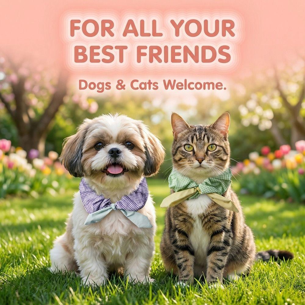Comfortable Dog Collar Plaid Pattern Cat Bow Tie Pet Accessories Pet Cat Scarf  Take Photos