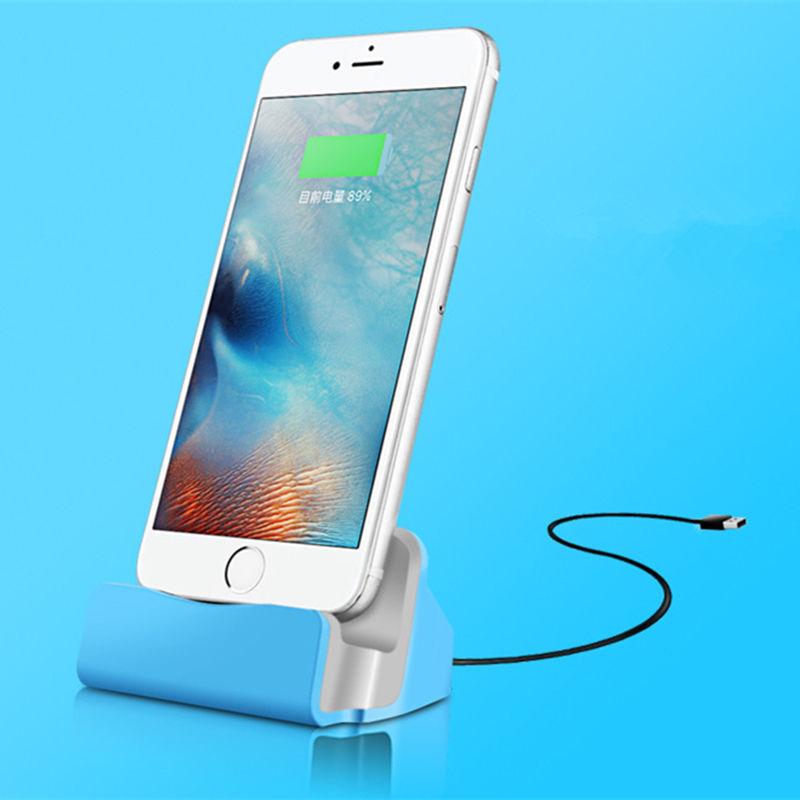Desk Charger Charge and Sync Stand for IPhone 7 6s plus 6s 6 6plus 5s 5 Desktop Iphone Charger