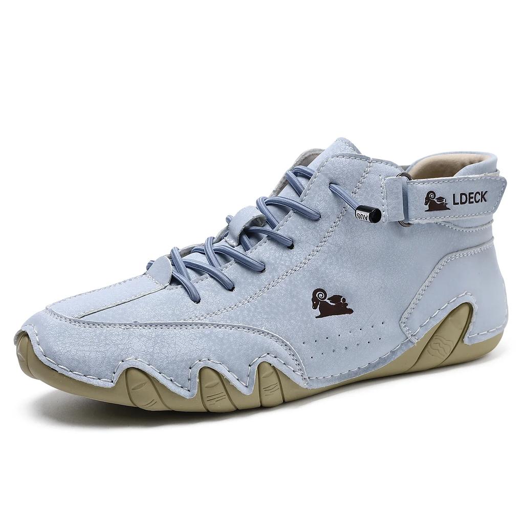 Fashion Men Boots Casual Motorcycle Winter Shoes Waterproof High Top Sneakers Luxury Footwear Fashion Loafers Outdoor