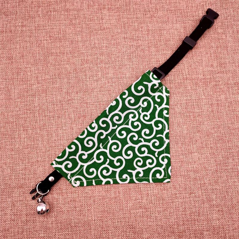 

Аксессуары для полотенец для рта для собак среднего размера, товары для вечеринок для собак породы сиба-ину, модные ошейники и поводки для собак, шарф для кошек для средних и крупных собак S зелёный