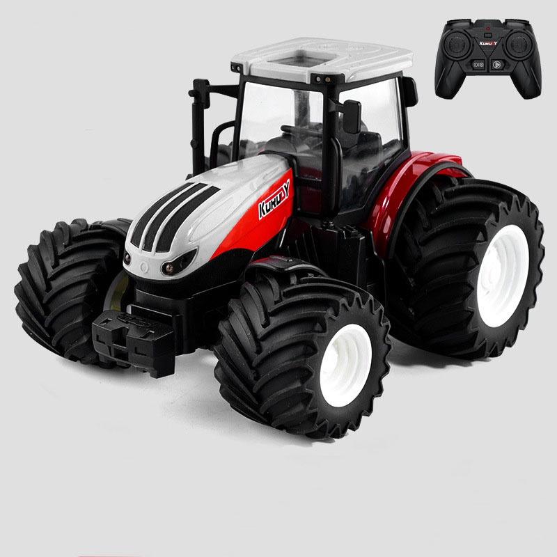 2.4g Alloy Rc Farmer Engineering Tractor Toy For 4-6 Years Kids