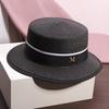 Jazz Hat Summer Womens Straw Sun Hat With Wide Brim For Beach Vacation And Sun Protection