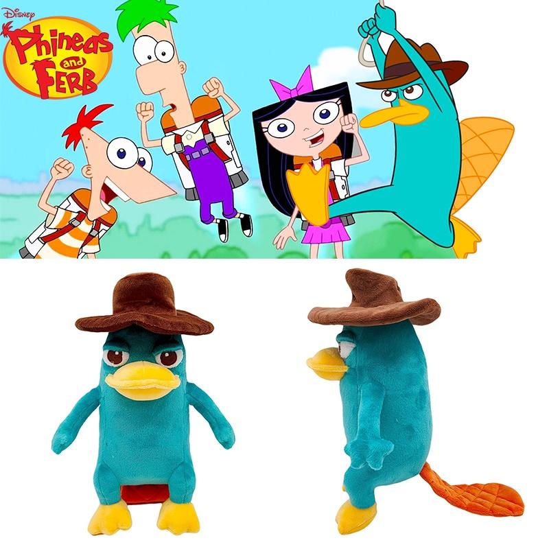 9.8in Perry The Platypus Plush Doll Soft Stuffed Animal Toy Kids Xmas Gift