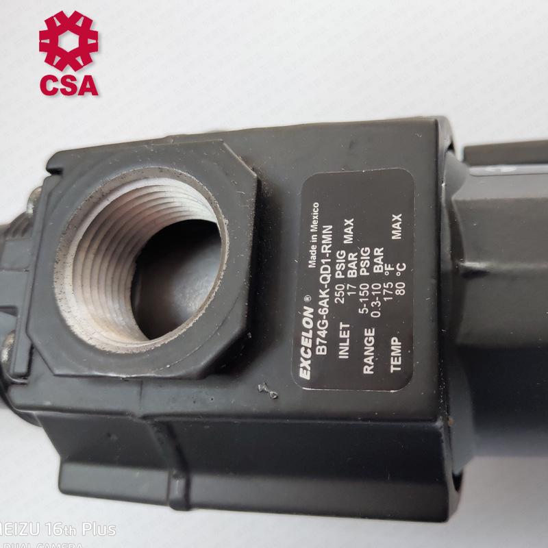 NORGREN Filter B74G-6AK-QD1-RMN, Lead Time 8-12 Weeks