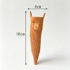 Terracotta & White Ceramic Self‑Watering Spike Automatic Plant Waterer for Potted Plants