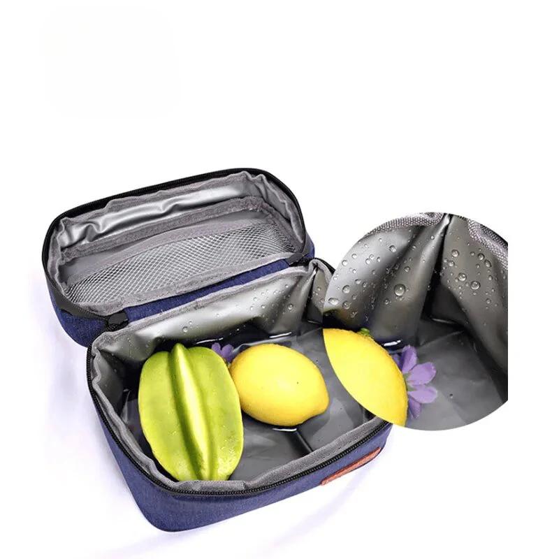 Lunch Bag Small Cooler Bag Protable Fridge Oxford Food Refrigerator Bag EVA Insulated Picnic Bags Isothermal Cooler Ice Box Bags