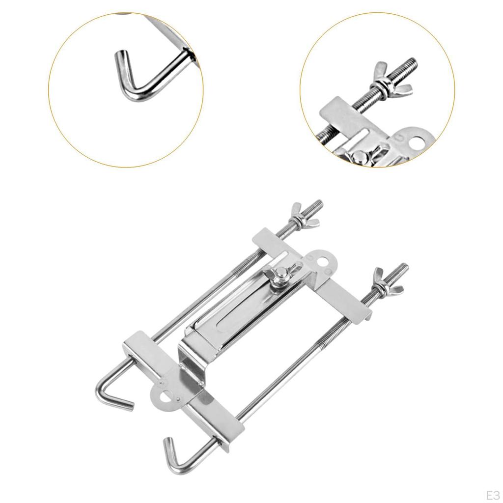 Automotive Battery Mount Hold Down Kit Adjustable Sturdy Anti Accessories for Rvs Yacht Simple