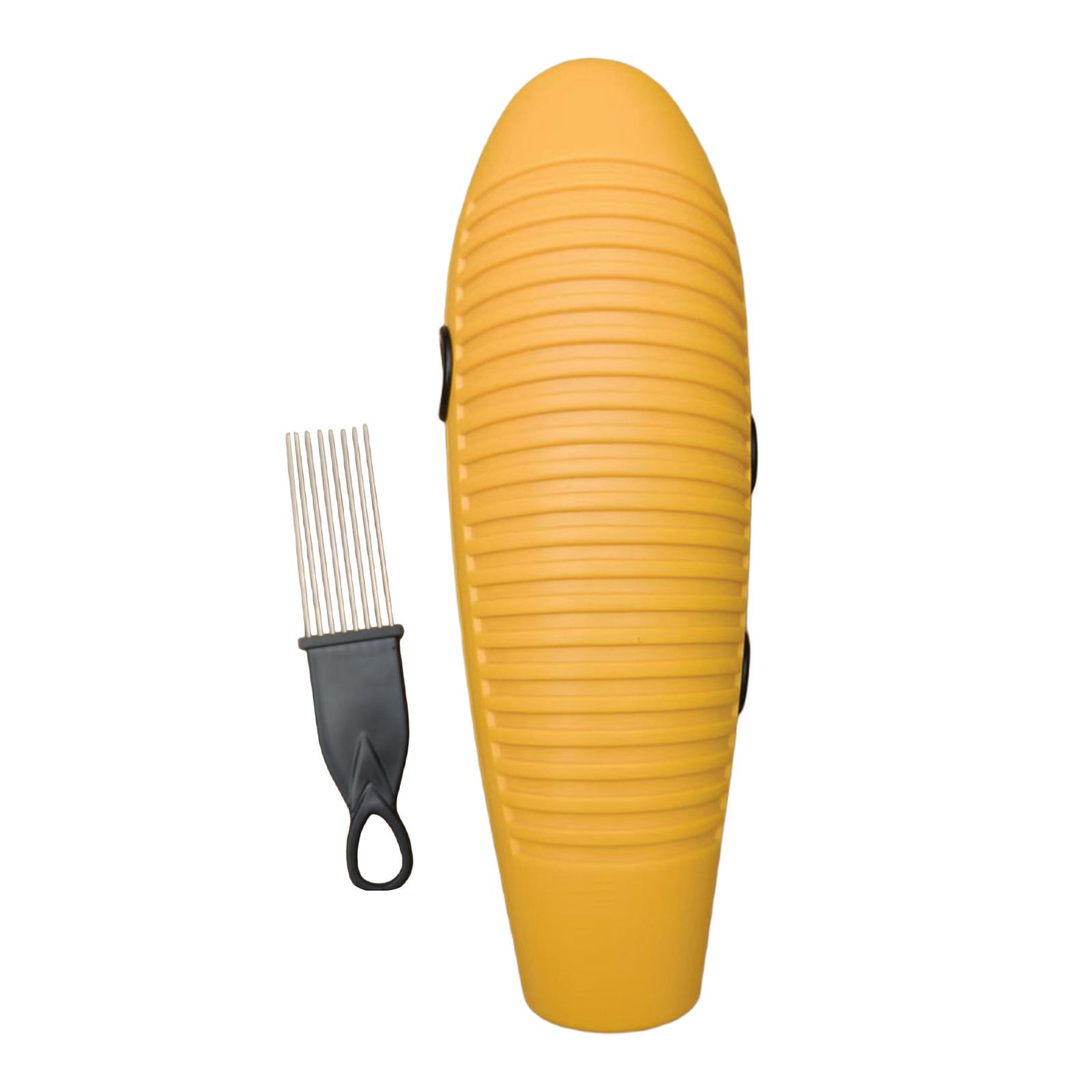 

Guiro Instrument Beginner Adorable Fish Shaped Musical Training Tool for Home Music Learning Kindergarten Children Gift жёлтый