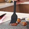 2Pcs Escova de silicone resistente ao calor Escova de cozinha Cabo longo Conjunto de escova de confeitaria para churrasco