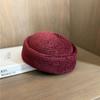 Elegant Beret Hat French Style Fedora Hat Vintage Chenille Pillbox Hat  Cocktail Event