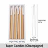 Decorative Candles Cylindrical Cylindrical Taper Candles Long Stem Candles Long Taper For Holiday Parties Home Table Decoration