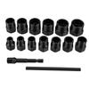 Nut Bolt Extractor Bolt Remover Socket Set for Extracting Stripped Rusted Damaged Fasteners CC Style Nut Remover +