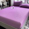 The New Skin-friendly Brushed Fitted Sheet All-inclusive Bed Cover Supports Washing