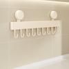 Wall-mounted Suction Cup Hooks Detachable Clothes Hanger Multifunctional Bathroom Rack  Household