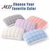 Premium Polyester Fiber Bedding Cooling Quilted Puff Pillow, Cloud-Like Bed Down Alternative Relaxing Cloud Soft Sleep Pillows Fluffy Pillow for Side
