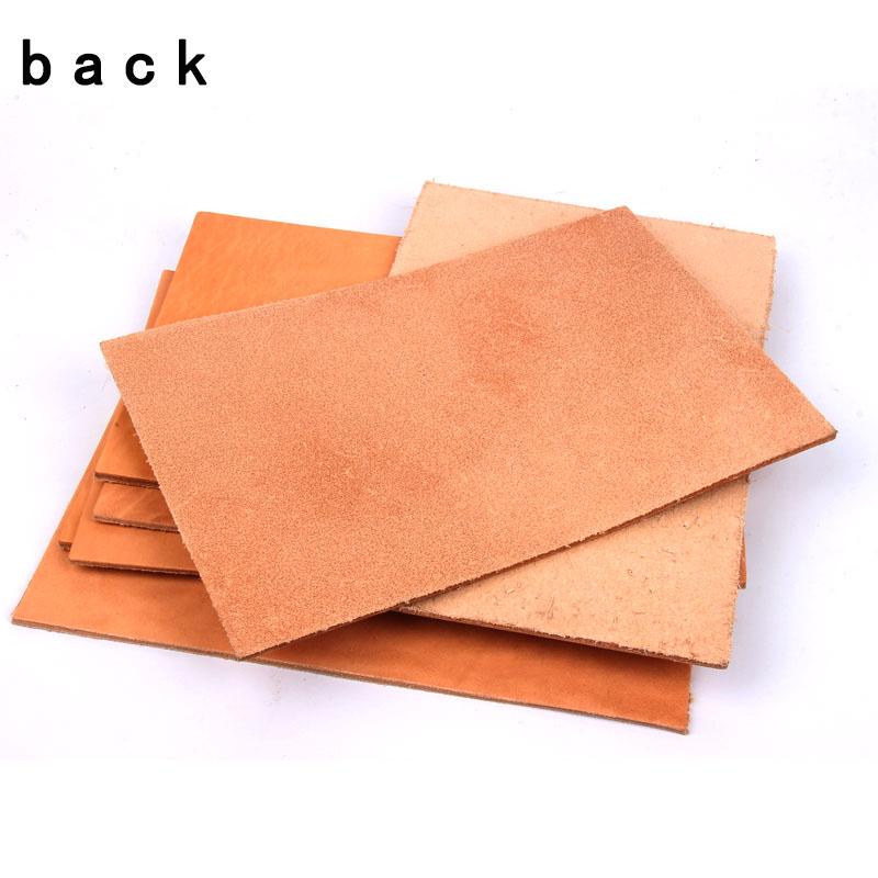 5mm whole sheet of pure hard thickened top layer cowhide material, handmade DIY genuine leather, edge material, vegetable tanned