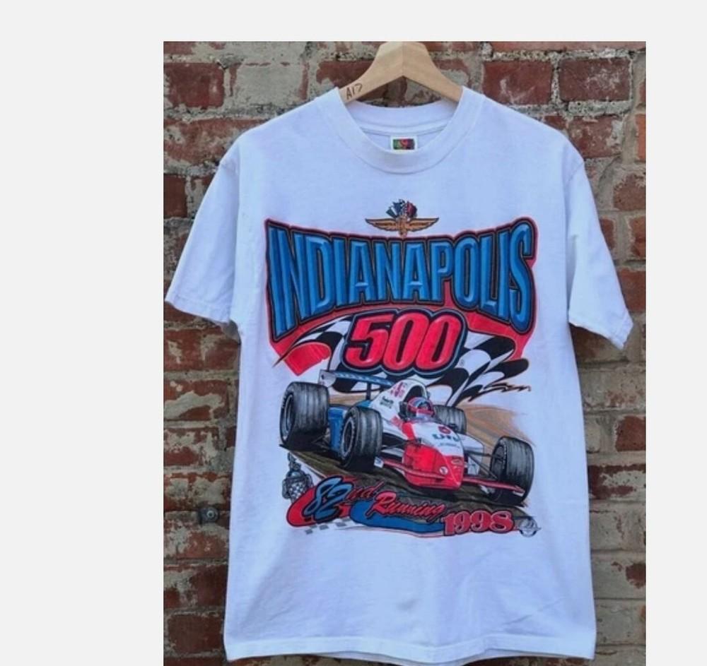 Vintage 1998 Indianapolis 500 Indycar Racing T-Shirt , Indy 500 Racing Shirt