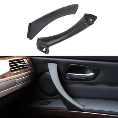 Left Right Interior Door Pull Handle with Cover Trim for BMW 3 Series E90 E91 E92 316 318 320 325 328i