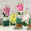 Potted Plant Artificial Flowers Bonsai Set Exquisite Workmanship