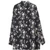XITAO Solid Color Turn-down Collar Full Sleeve Blouse GMM1111