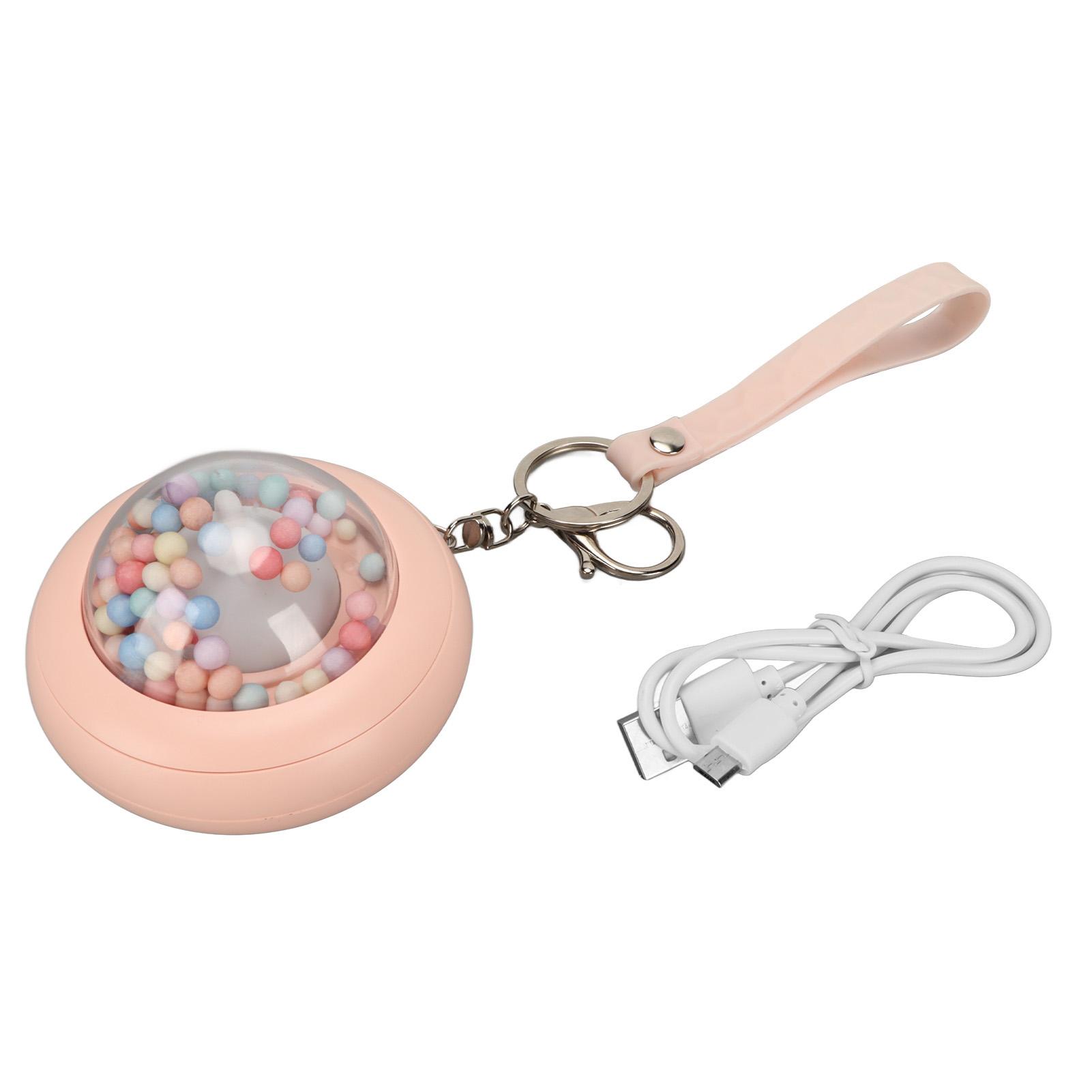 Electric Hand Warmer 2 Temperature Gears 1200mAh Battery Space Capsule Shaped   Hand Warmer with Night Light
