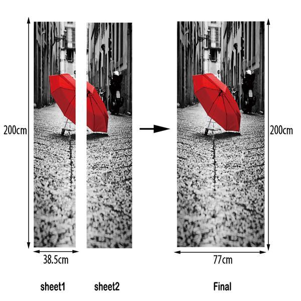 2 teile/satz 3D Rote Rose Sexy Frau Beine DIY Tür Kunst Wandbild Aufkleber Home Decor Wohnzimmer Selbst-klebe PVC Wand Aufkleber Poster