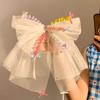 Birthday Hat Mesh Headband with Bow for Girls - Perfect for Celebrations and Photos