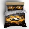 Soccer Ball with Splashes. Bedding Sets Duvet Cover Sets Duvet Covers Pillowcases(1*Duvet Cover 2*Pillowcases Without Duvet Insert)