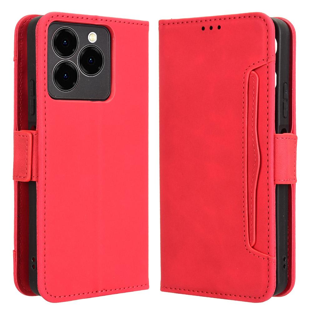 For Meizu Note 21/Ulefone Note 20 Pro Leather Case Phone Wallet Cover with Multiple Card Slots