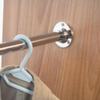 Store Wall Ceiling RAIL BRACKETS Closet Rod Holder Cupboard Wardrobe 25mm Cabinet Clothes Furniture Pole Wardrobe