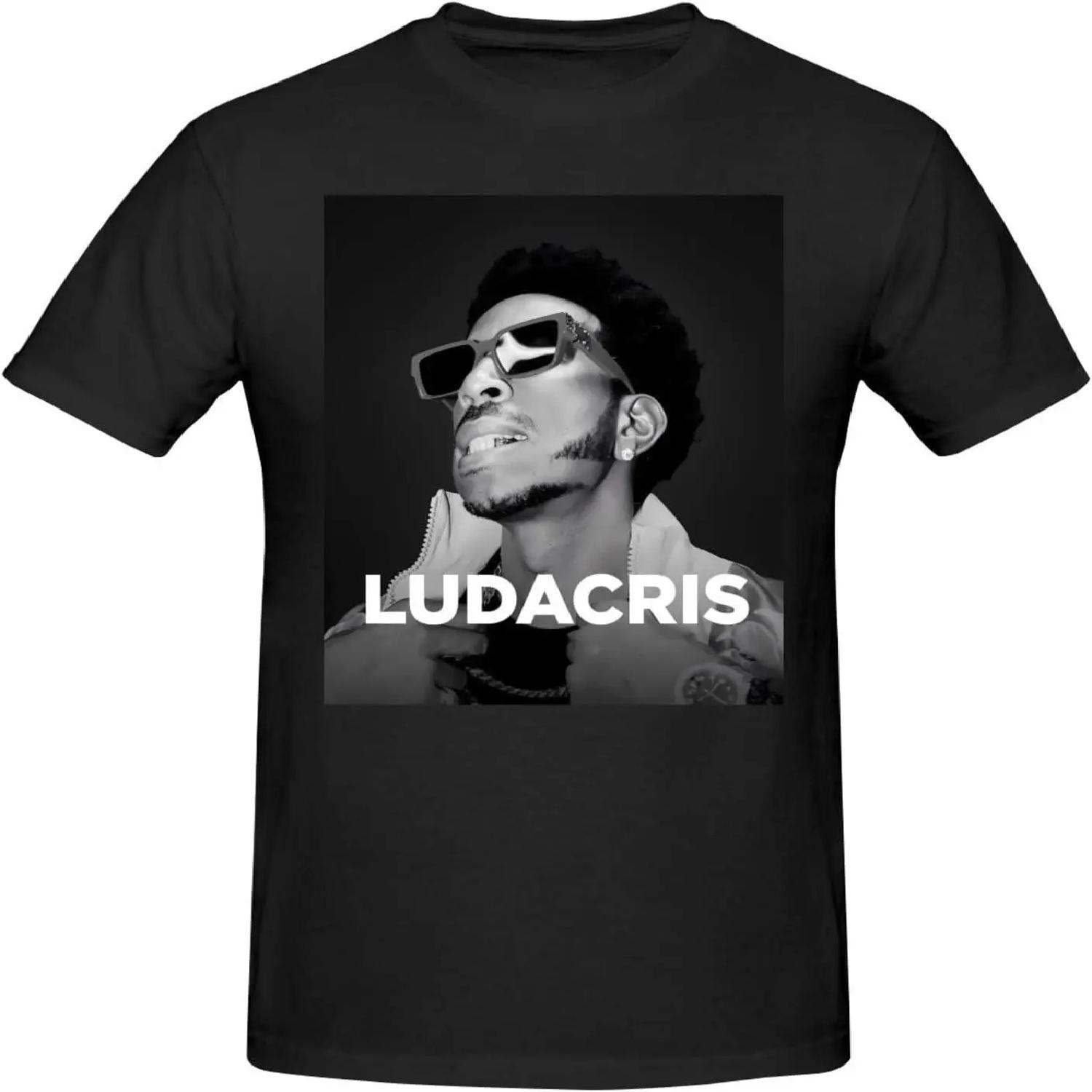 Ludacriss Men s Shirt Top Fashion Casual Breathable Cotton Short Sleeve T-Shirt Fashion Cool Custom T-Shirt Top Black S