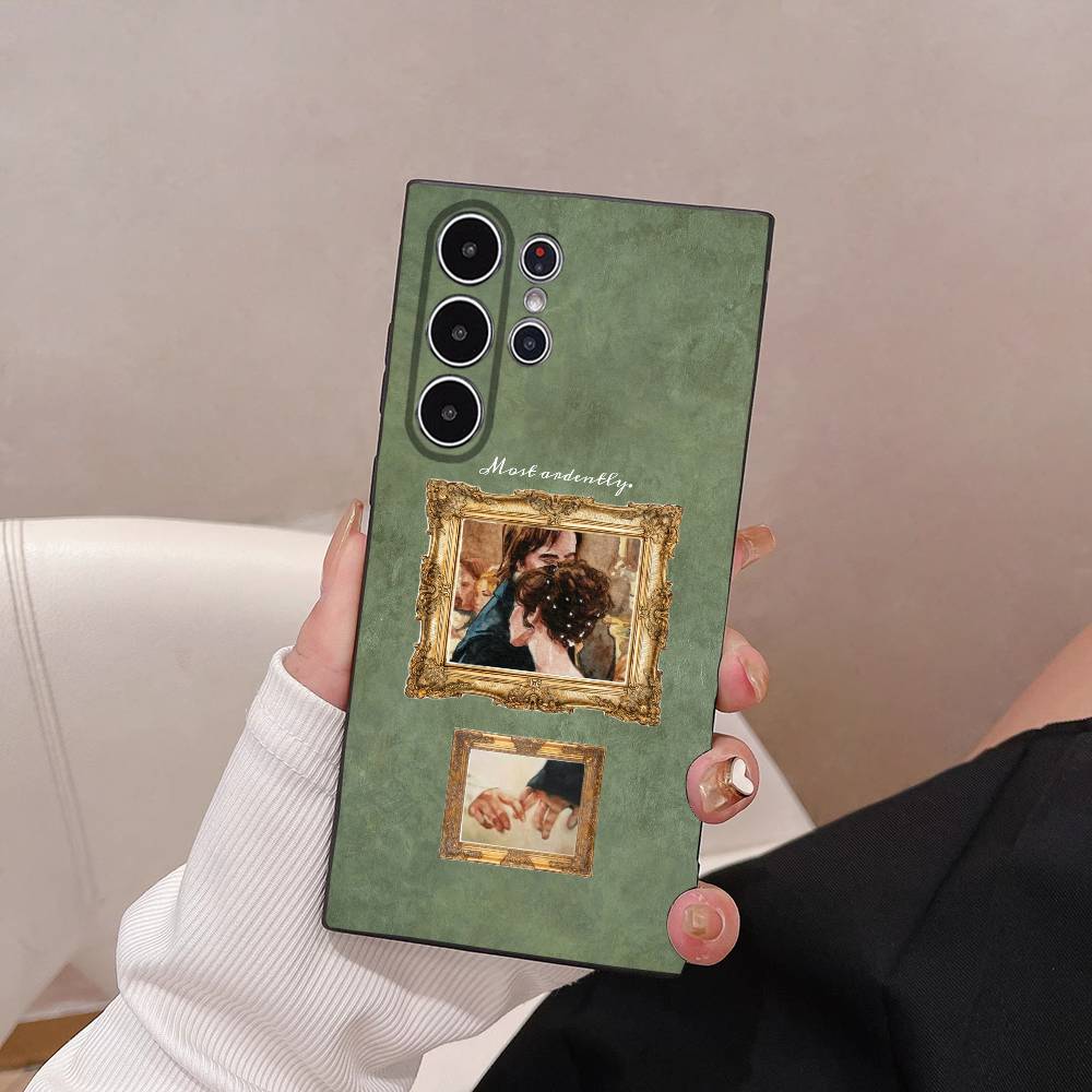 P-Pride and P-Prejudice Phone Case for Samsung S series s21 s22 s23 s24 s25 FE Plus Ultra TPU Soft to Skin-friendly case