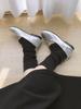 Circle Pebble Ballerina Flat Shoes (Silver)