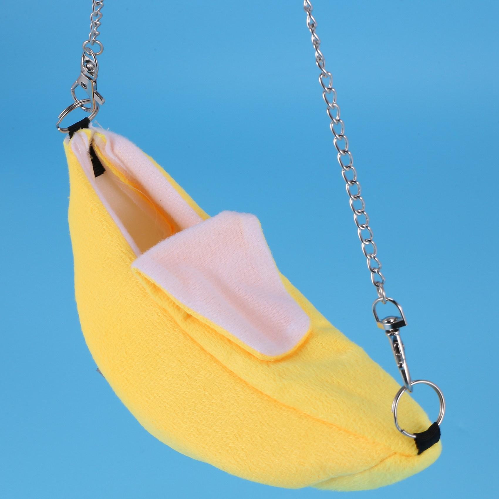 Good-Pet Banana Bed Hamster Bed House Hammock Small Animal Bed House Cage Nest Hamster Accessories