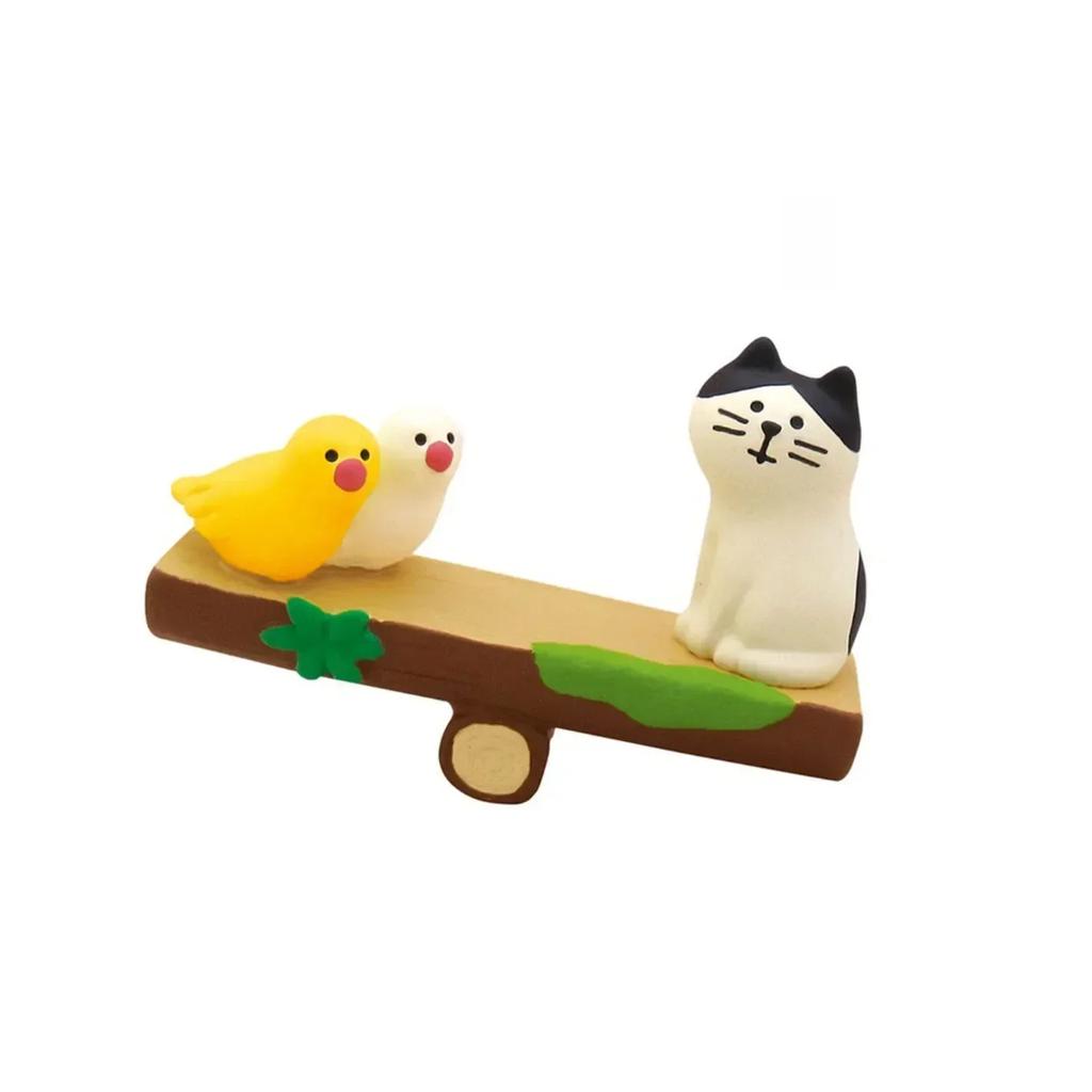 Spring Garden Farm Series Zakka Figurine Decoration Japanese Photo Props Miniature Resin Gift INS Cat Collection Small Ornaments