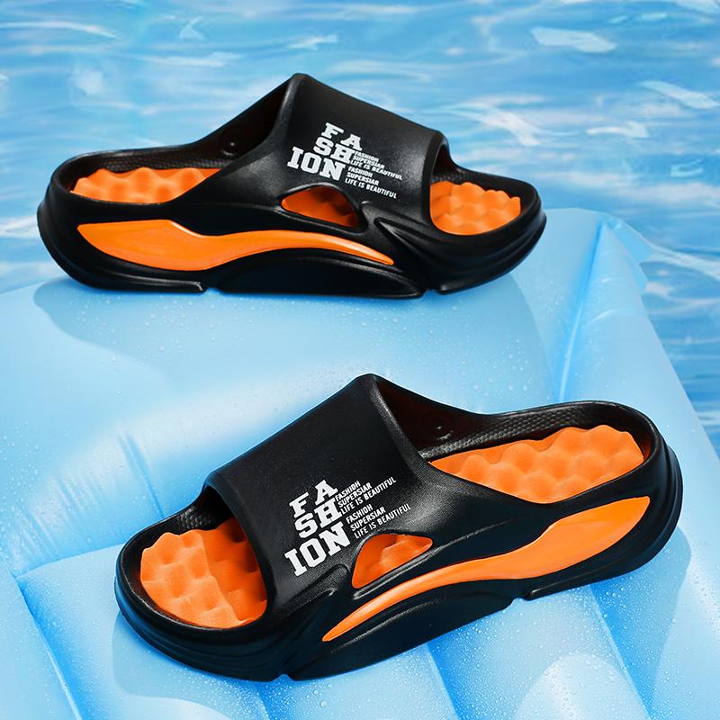 MAEDEF Slippers for Men Summer Beach Sandals Men's Slides Casual Men House Slippers Flip Flops Man Beach Sandals Mens Shoes