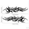 2 Pieces Sticker Auto Stickers Gift Accessories Vinyl Versatile Vehicle Decal Decoration for Truck
