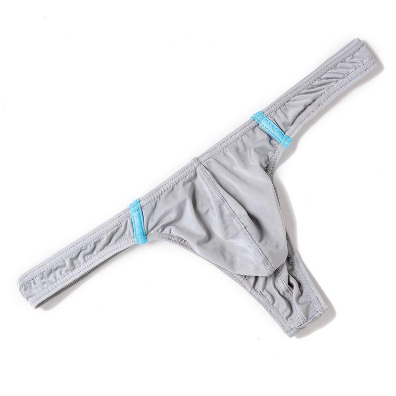 Men's Ice Silk Low-Waist T-Back Underwear - Stylish, Comfortable, Sexy Summer Wear