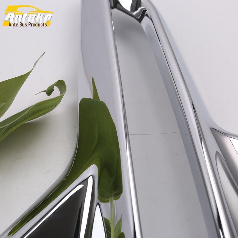 Compatible 19 GM6 Chrome Front Fog Light Frame Trim Accessories