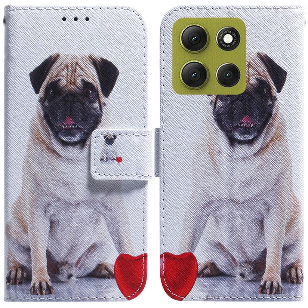 For Motorola Moto G86 5G Wallet Case Pattern Print Leather Phone Cover