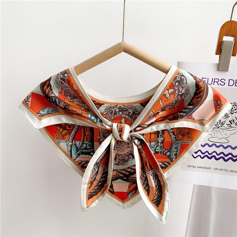 Triangle Over Shawls Scarves Shirt T-shirt Shoulder Fake CollarsVest  Scarf Sleeveless Jacket Shawls Detachable Collar for Women