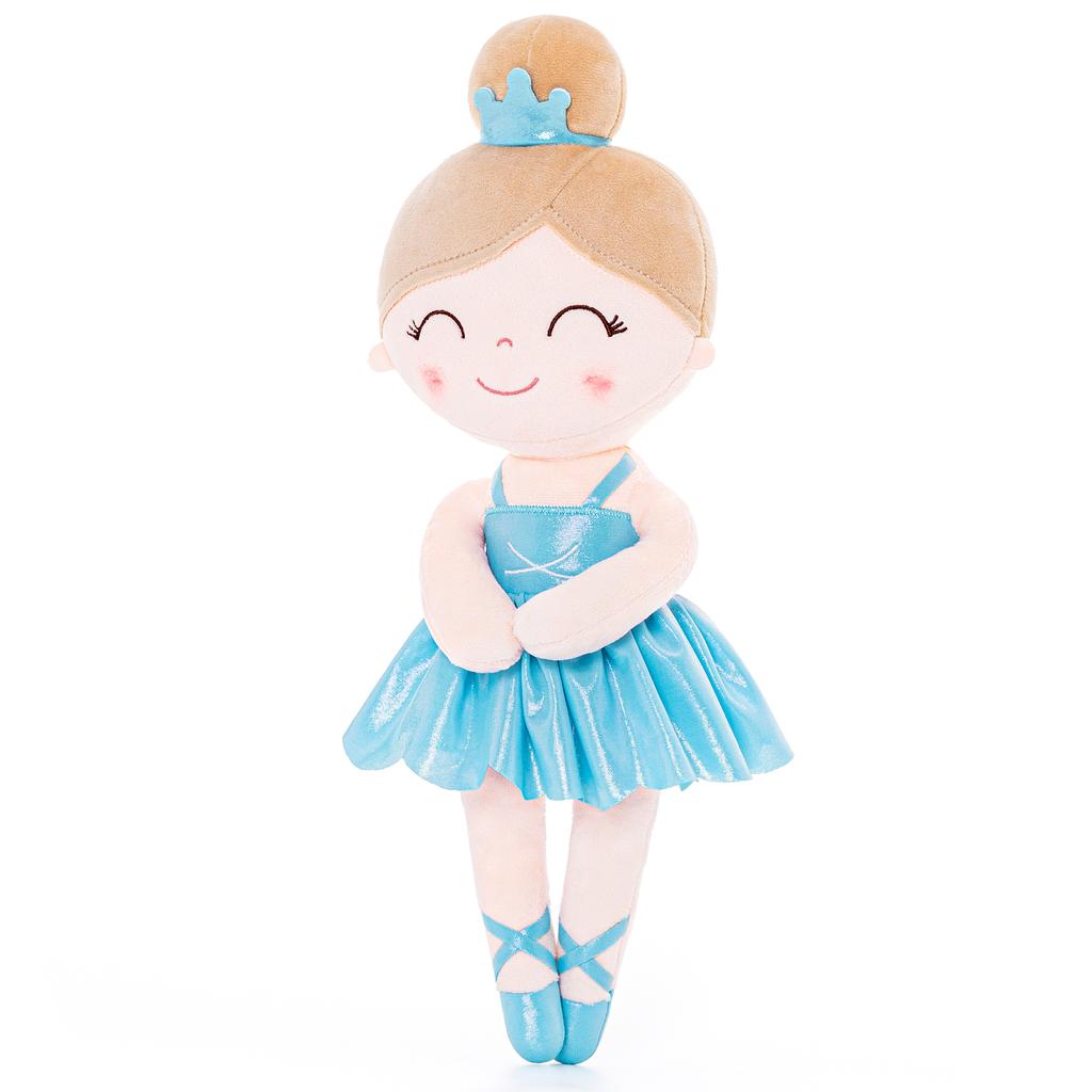 Soft Baby Doll Symphony Mist Gold Ballerina Girl Dream Girl Doll Children Cloth Toy Birthday Gift Blue