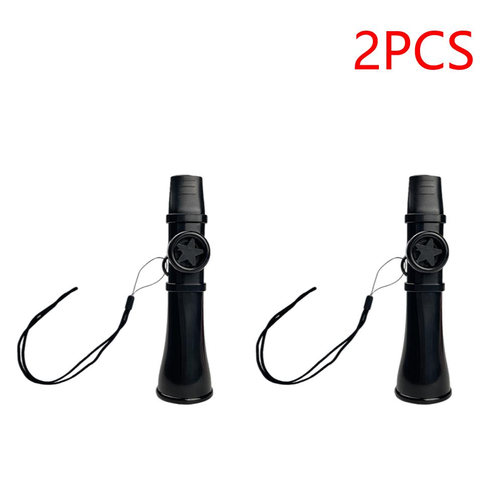 1-5PCS Small Kazoo with Lanyard Portable Musical Flute Adjustable Simple Kazoos Instrument for Adults Beginner Music Lovers