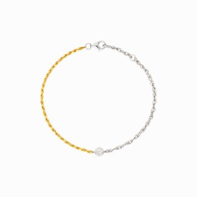 Minigold [On] Half & Half Nexus Bracelet Mbm05204